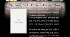 Desktop Screenshot of potrerotradingpost.com